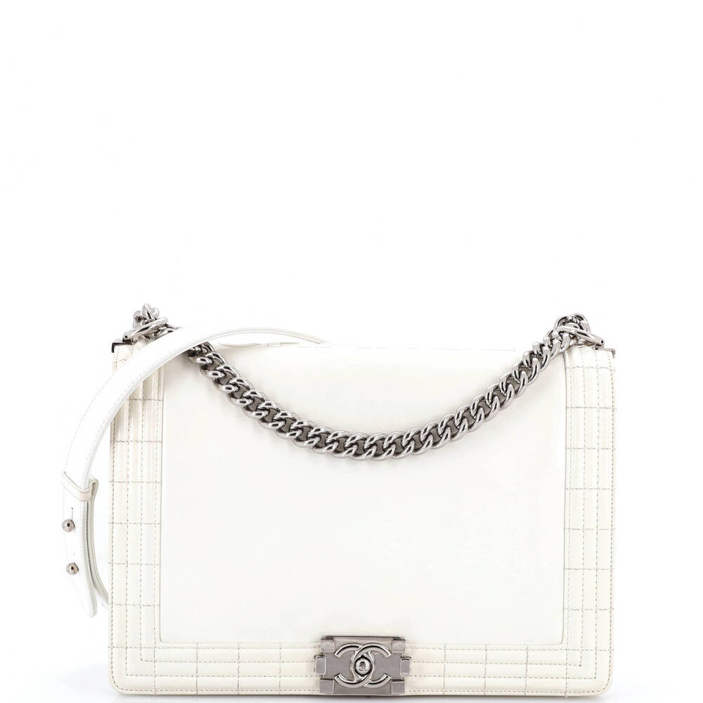 Chanel Reverso Boy Flap Bag Glazed #260573C18B